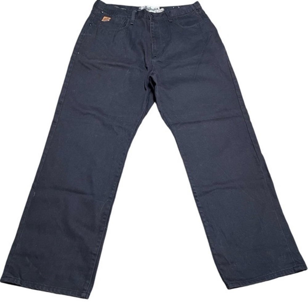 Akademiks 0100964 Men’s Black 38x32 Relaxed Straight Leg Jean in EUC